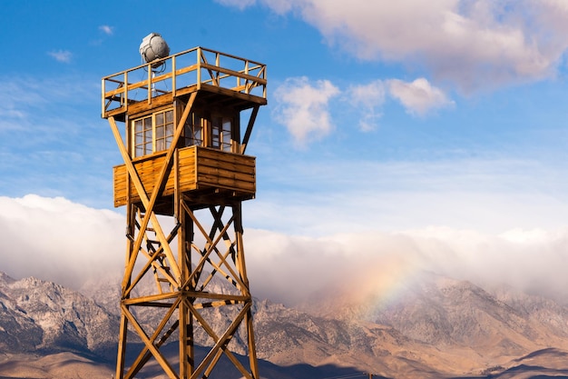 Old Guard Tower Obóz internowania Manzanar w Kalifornii