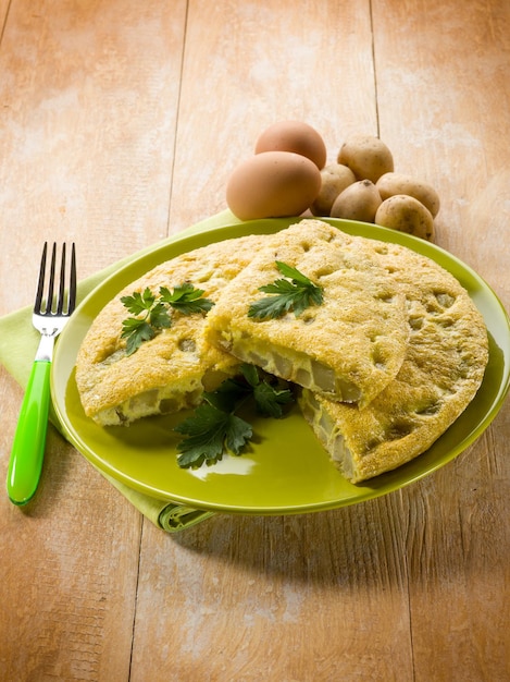 Omlet z ziemniakami