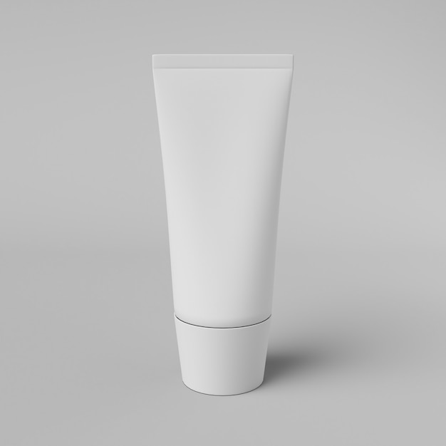 Opakowanie kosmetyczne do zdjęć reklamowych. renderowania 3D.