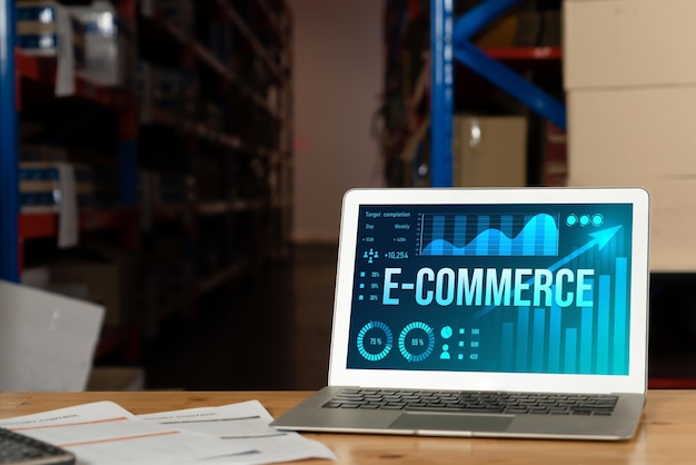 Oprogramowanie danych e-commerce zapewnia modny pulpit nawigacyjny do analizy sprzedaży
