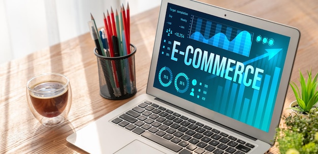 Oprogramowanie danych e-commerce zapewnia modny pulpit nawigacyjny do analizy sprzedaży