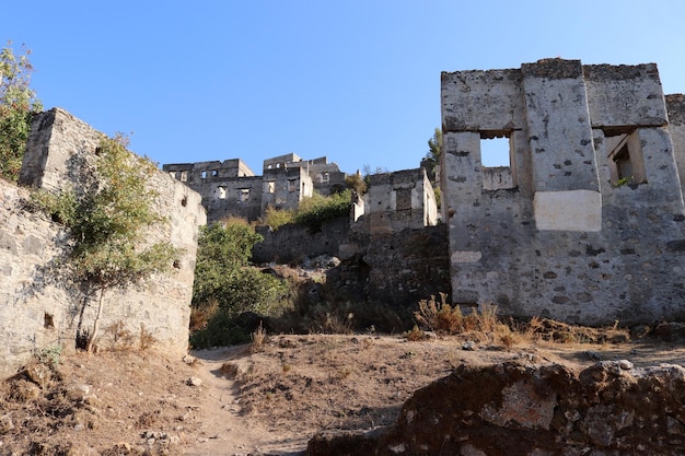 Opuszczona wioska w Turcji Fethiye Kayakoy