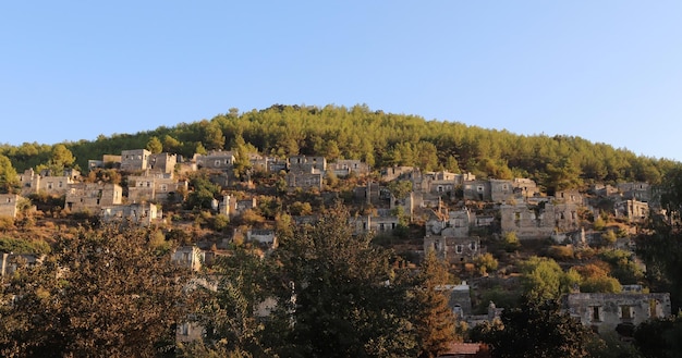 Opuszczona wioska w Turcji Fethiye Kayakoy