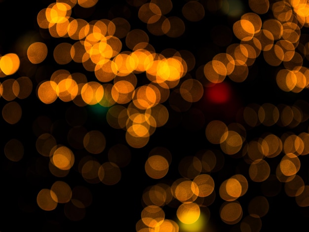 Orange Bokeh Light Blur Background Abstract Red Night City Christmas Blurry Texture Circular Outdoor Pattern Glitter Effect Sparkle Circle Fire Yellow Celebration Szczęśliwego Nowego Roku Święto