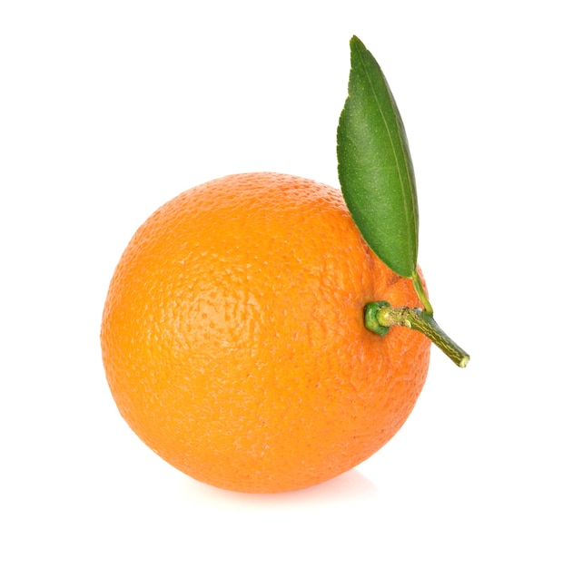 Orange na białym tle