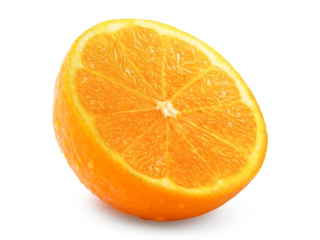 Orange owoce wyizolowanych na bia? Ym tle