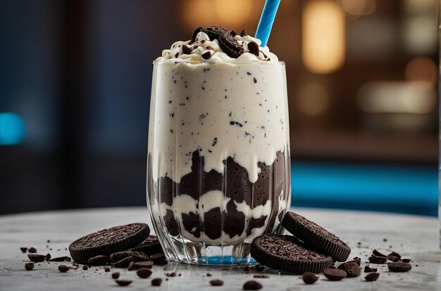 Oreo milkshake z ciasteczkami Oreo