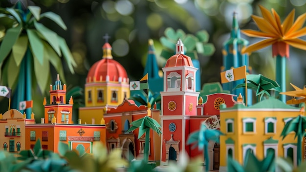 Origami Paper Town Cinco de Mayo Festive Joy Essence