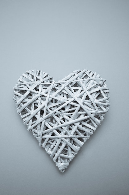 Zdjęcie ornament wiklinowy serca