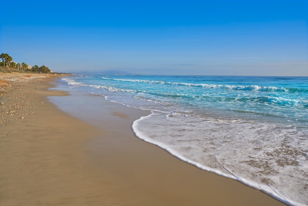 Oropesa de Mar plaża w Castellon Hiszpania