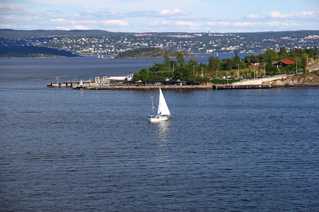 Oslo Fjord w Norwegii Skandynawia