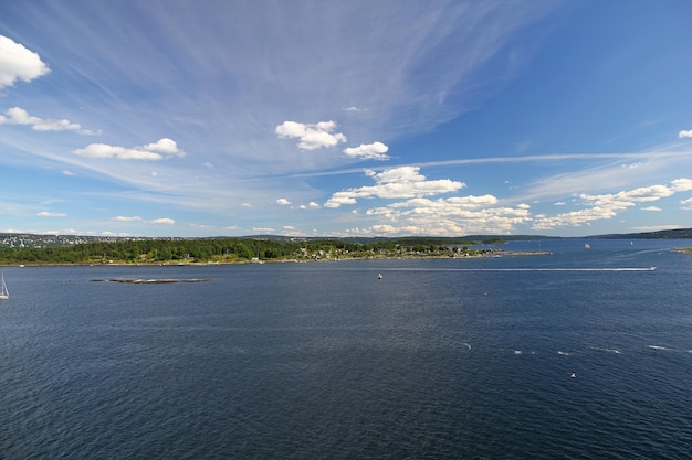 Oslo Fjord w Norwegii Skandynawia