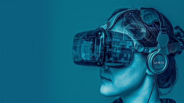 osoba korzystająca z wyszukiwarek VR i AR