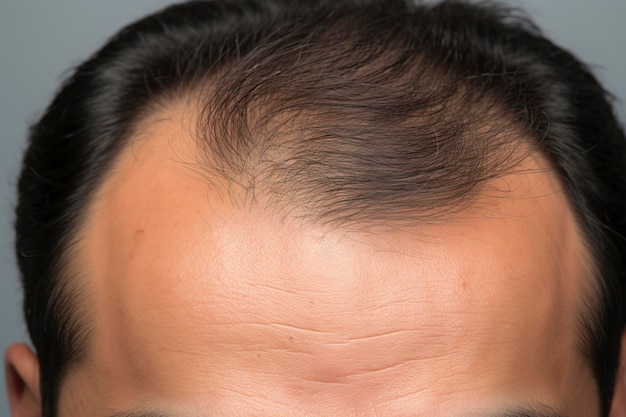 Zdjęcie osoba przed implantacją włosów