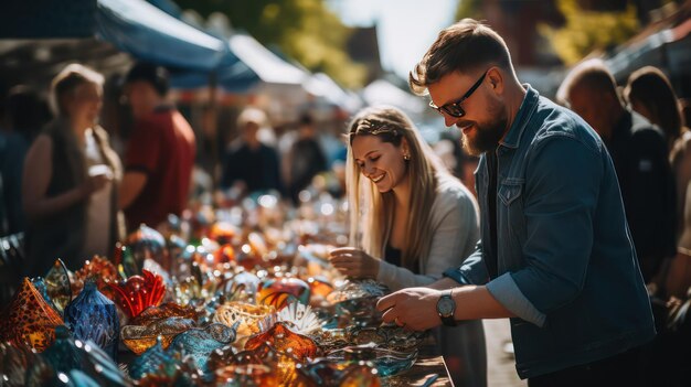 osoba robiąca zakupy w maket