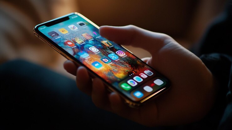 Zdjęcie osoba trzymająca telefon z czasem 9 00 na ekranie