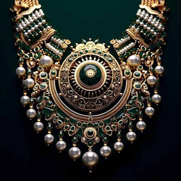 Oszałamiające projekty biżuterii z eleganckimi kamieniami szlachetnymi i złotymi naszyjnikami