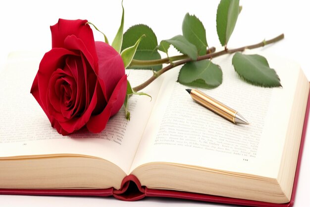 Oszałamiający pokaz róż walentynkowych symbolizujących wieczną miłość Ai wygenerował