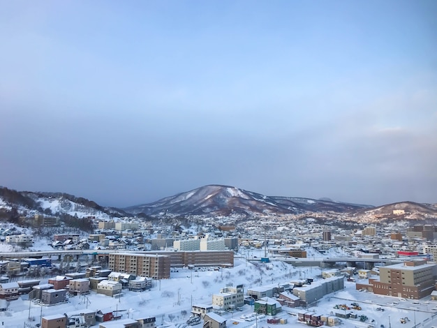 Otaru Miasto Widok, Hokkaido Japonia