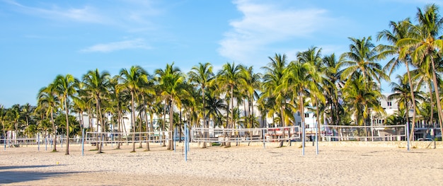 Outdoor Gym na South Beach, Miami na Florydzie