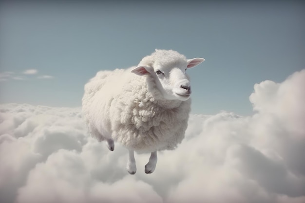 Owca lecąca przez chmury Eid