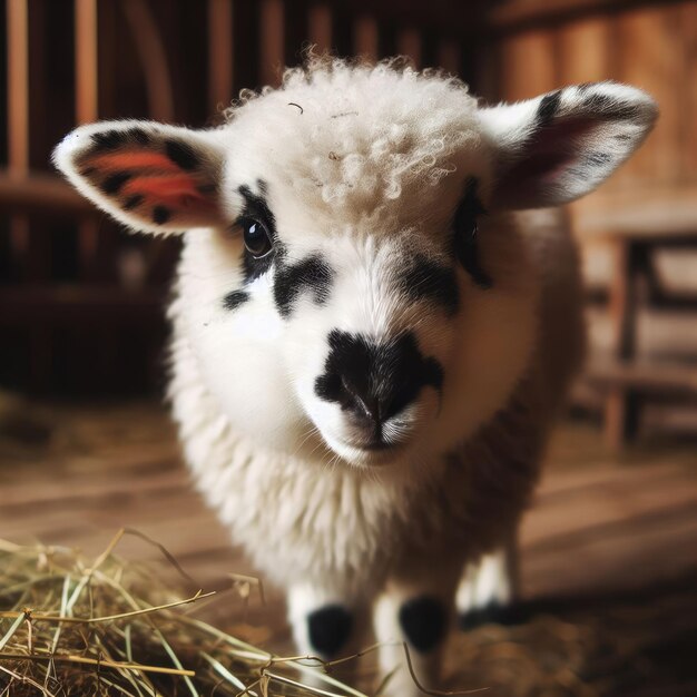 owce w środowisku zwierząt hodowlanych