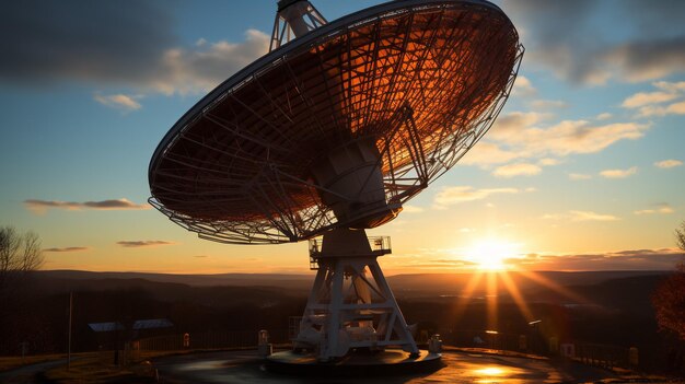 Zdjęcie owens valley desert observatory radar dishes deep space telescope