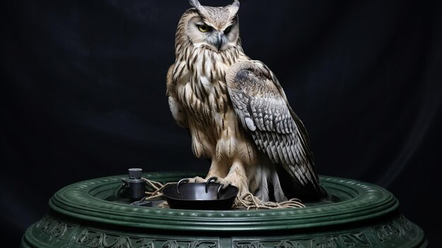 owl wektor HD 8K tapeta Stock Photographic