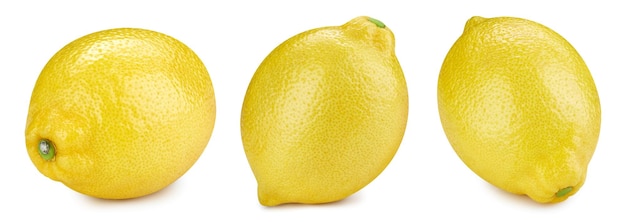 Owoc cytryny na białym tle