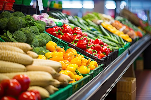 Owoce i warzywa na rynku miejskim