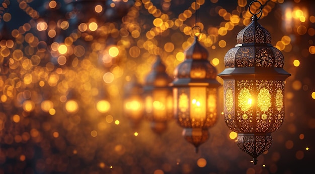 ozdoby i dekoracje na świętowanie ramadanu w stylu minimalistycznym