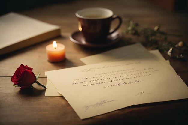 Zdjęcie ożywienie zapomnianego listu miłosnego, który rozpalił dziesięciolecia wspomnień