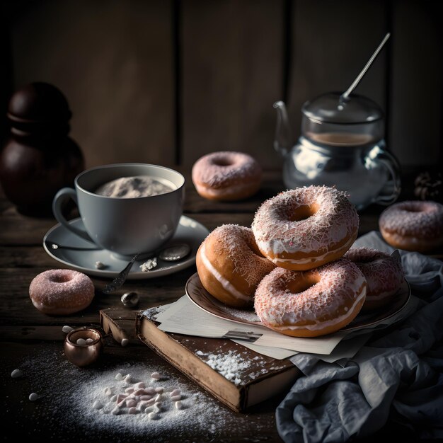 pączki na białym tle, idealne do reklamy, opakowań, menu, książek kucharskich.