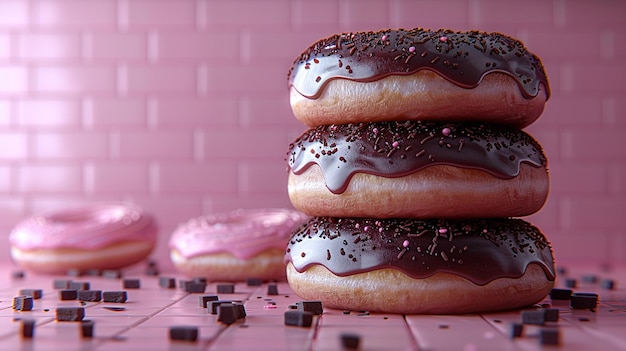 Pączki posypane
