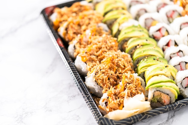 paczkowane sushi