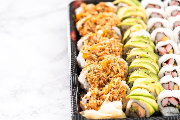 paczkowane sushi
