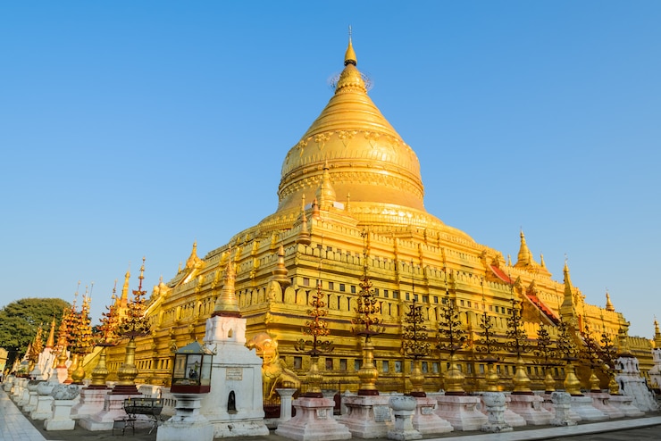 Zdjęcie pagoda w myanmarze