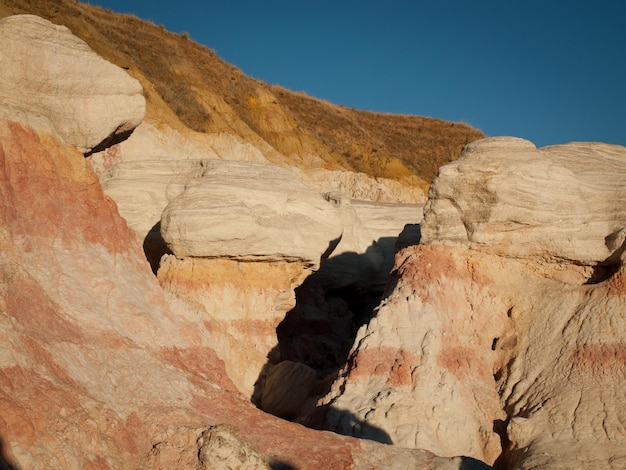 Paint Mines Interpretive Park w pobliżu miasta Calhan w stanie Kolorado.