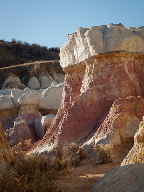 Paint Mines Interpretive Park w pobliżu miasta Calhan w stanie Kolorado.