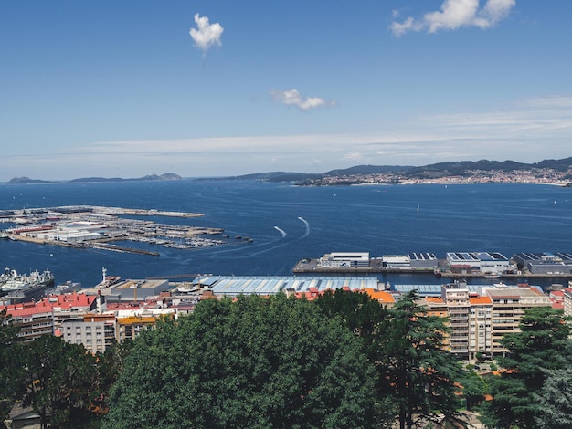 Paisaje urbano de la ciudad de Vigo.