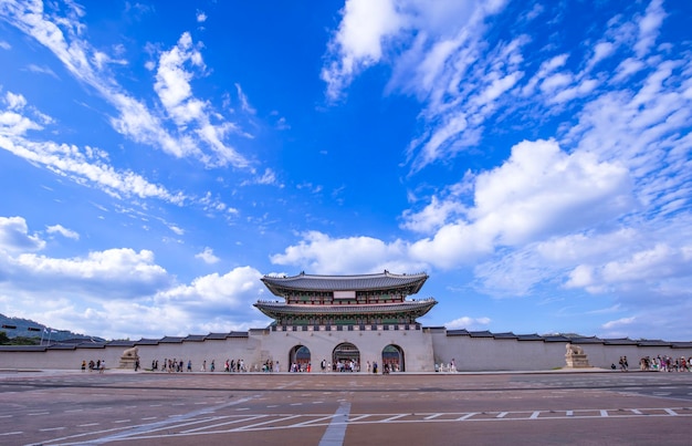 Pałac Gyeongbokgung W Seulu W Korei Południowej