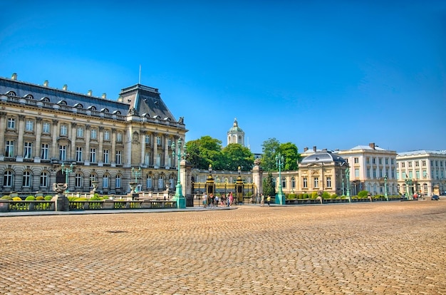 Pałac Królewski w Brukseli Belgia Benelux HDR