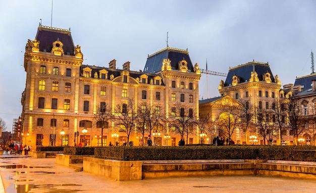 Zdjęcie pałac prefektury policji w paryżu francja