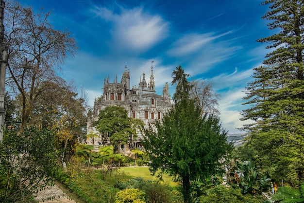 Pałac Regaleira i ogrody słynnego zabytku i dziedzictwa Unesco w historycznym centrum Sintry