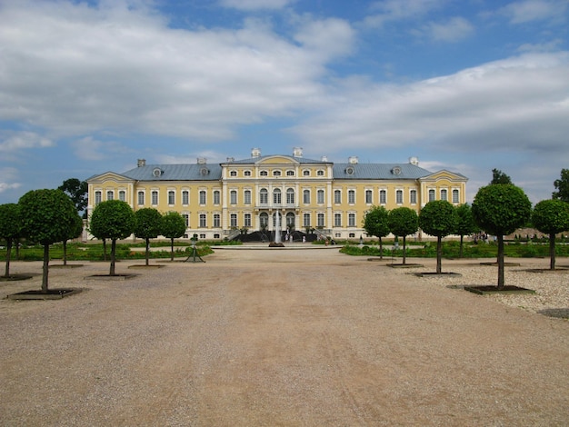 Pałac Rundale na Łotwie Kraj bałtycki