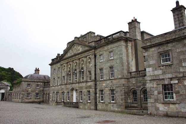 Pałac w Powerscourt Gardens and House Dublin Irlandia