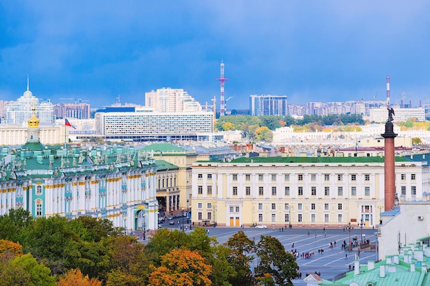 Pałac Zimowy, Czyli Dom Ermitażu Na Placu Dworcowaja W Petersburgu, Rosja