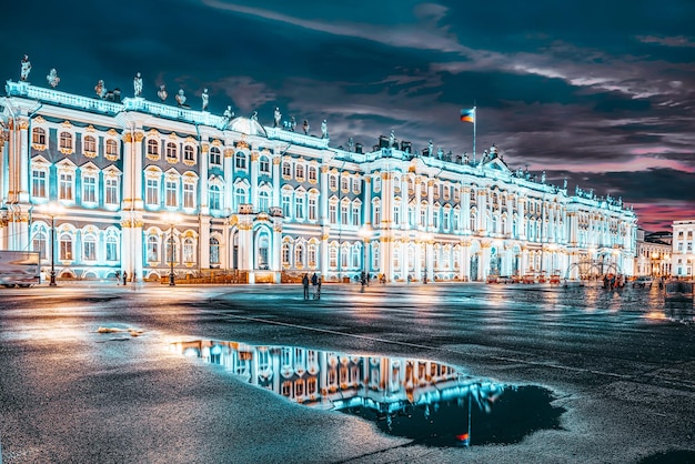 Pałac Zimowy I Ermitaż Sankt Petersburg Rosja