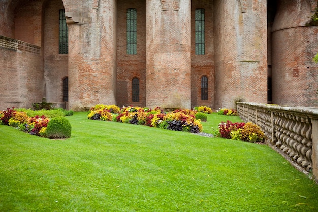 Palais de la Berbie Gardens w Albi Tarn we Francji