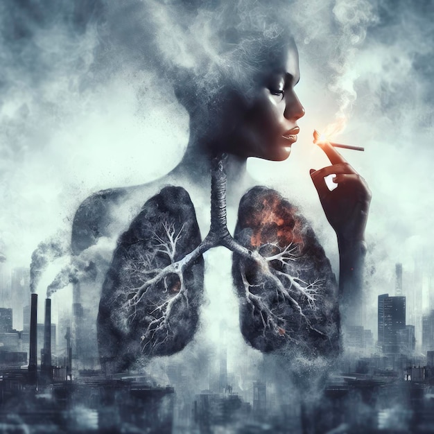 palenie przyczynia się do rozwoju raka płuc ai generatywnego